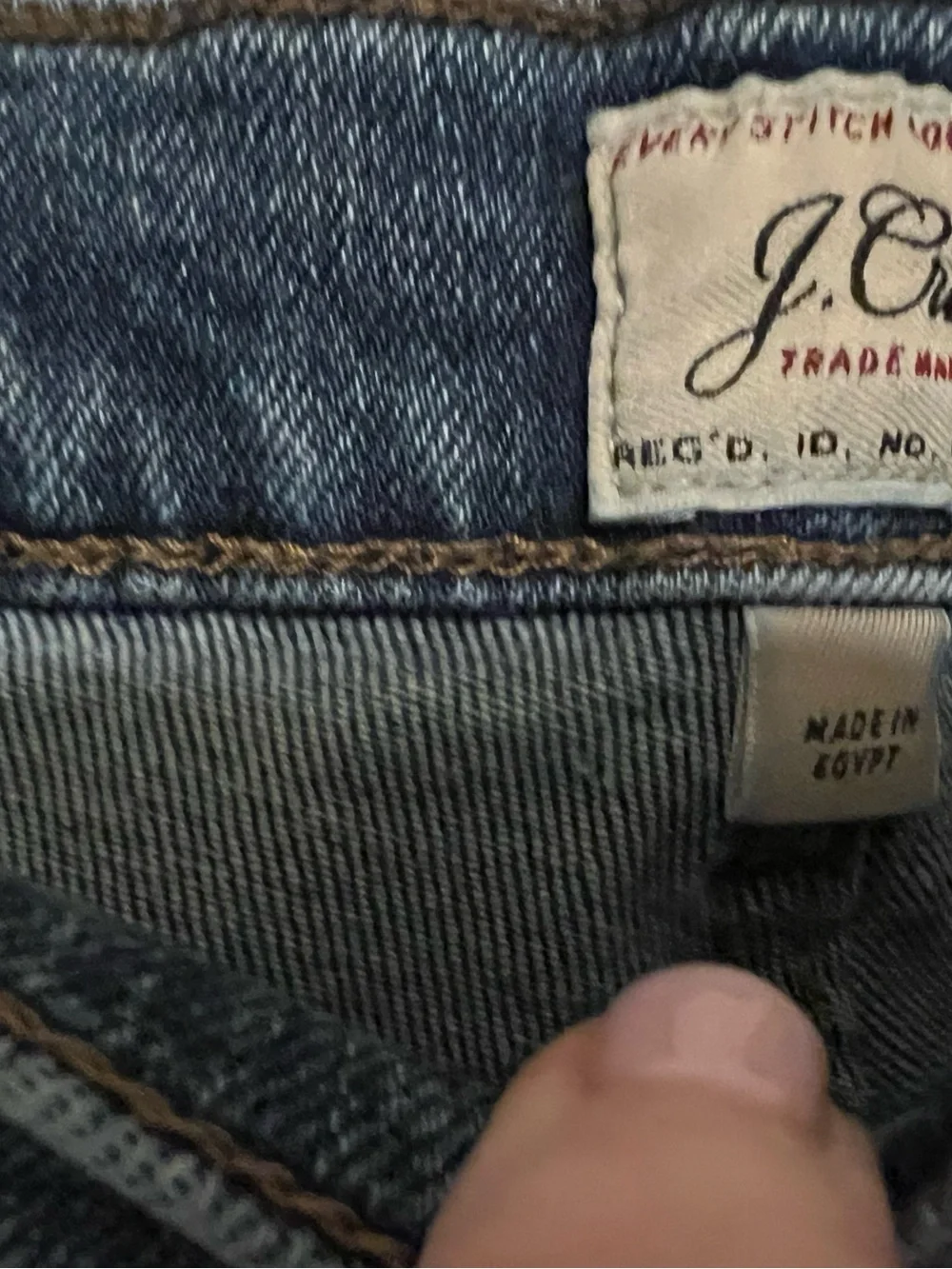 J Crew Men's Straight Jeans (style 770) - Medium Indigo Blue 30w x 32L